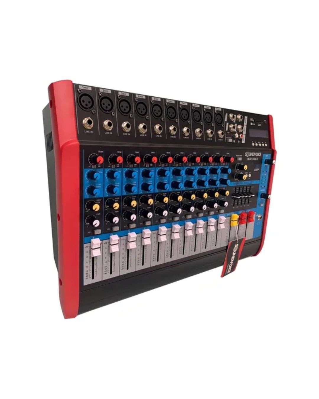 Mesa de som Amplificada Soundvoice MA1030X 10 canais – super